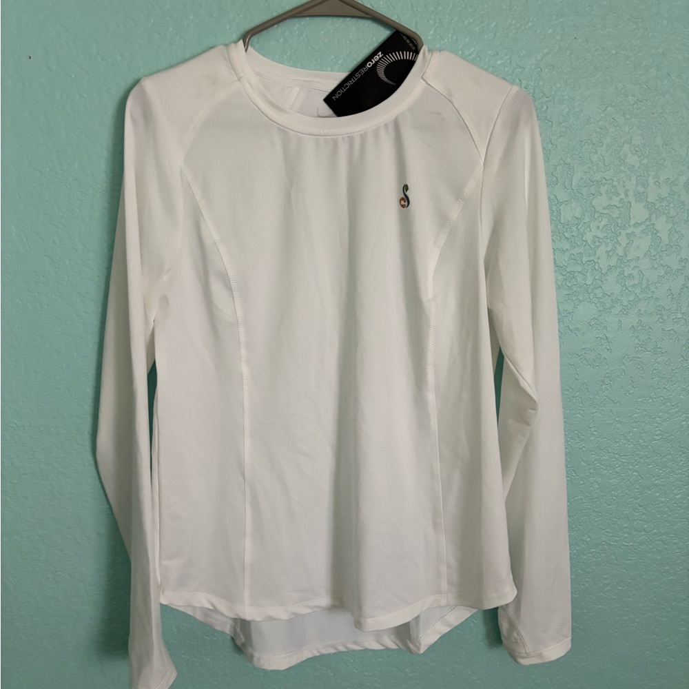 White Long Sleeve Women's Top